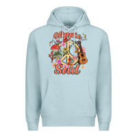 Blue Mist hippie soul Premium Hoodie - MaliasSmallBusiness