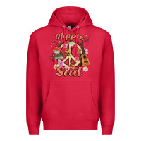 Cardinal hippie soul Premium Hoodie - MaliasSmallBusiness