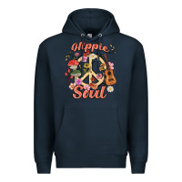 Navy hippie soul Premium Hoodie - MaliasSmallBusiness
