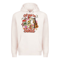 Pale Pink hippie soul Premium Hoodie - MaliasSmallBusiness