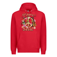 Red hippie soul Premium Hoodie - MaliasSmallBusiness