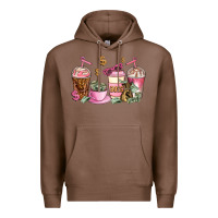 Chestnut boss lady coffee cups Premium Hoodie - AdoDesignShop