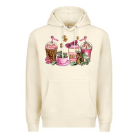 Sandshell boss lady coffee cups Premium Hoodie - AdoDesignShop