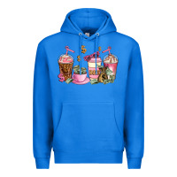True Royal boss lady coffee cups Premium Hoodie - AdoDesignShop
