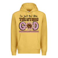Im Just Out Here Trusting God Premium Hoodie | Teevron