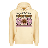 Pina Colada im just out here trusting god Premium Hoodie - MaliasSmallBusiness