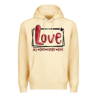 Pina Colada love all day every day hearts Premium Hoodie - MaliasSmallBusiness