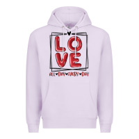 Lilac love all day every day Premium Hoodie - MaliasSmallBusiness