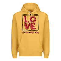 Mustard love all day every day Premium Hoodie - MaliasSmallBusiness