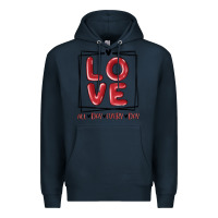 Navy love all day every day Premium Hoodie - MaliasSmallBusiness