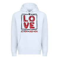 White love all day every day Premium Hoodie - MaliasSmallBusiness