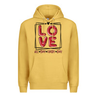 Antique Gold love all day every day Premium Hoodie - MaliasSmallBusiness