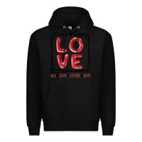 Black love all day every day Premium Hoodie - MaliasSmallBusiness