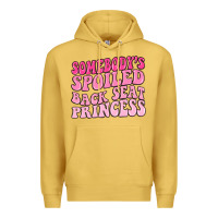 Antique Gold somebodys spoiled back seat princess Premium Hoodie - MaliasSmallBusiness