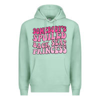Seafoam somebodys spoiled back seat princess Premium Hoodie - MaliasSmallBusiness