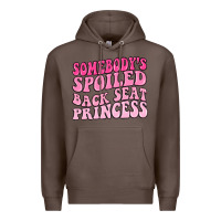 Coffee somebodys spoiled back seat princess Premium Hoodie - MaliasSmallBusiness