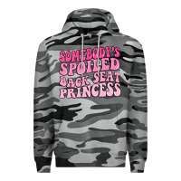 Slate Camo somebodys spoiled back seat princess Premium Hoodie - MaliasSmallBusiness