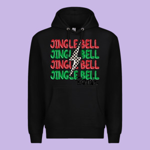 Jingle Bell Rock Premium Hoodie Designed By Maliassmallbusiness
