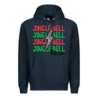 Navy jingle bell rock Premium Hoodie - MaliasSmallBusiness