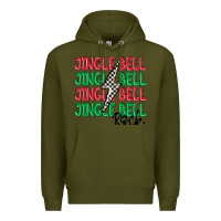 Army Green jingle bell rock Premium Hoodie - MaliasSmallBusiness