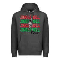Charcoal Heather jingle bell rock Premium Hoodie - MaliasSmallBusiness