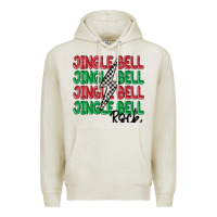 Oatmeal Heather jingle bell rock Premium Hoodie - MaliasSmallBusiness