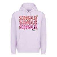 Lilac single single single af Premium Hoodie - MaliasSmallBusiness
