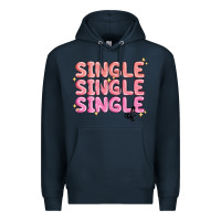 Navy single single single af Premium Hoodie - MaliasSmallBusiness