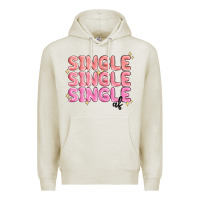 Oatmeal Heather single single single af Premium Hoodie - MaliasSmallBusiness