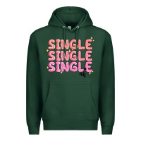 Sports Green single single single af Premium Hoodie - MaliasSmallBusiness