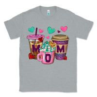 Heather Grey Western Mom Coffee Cups Classic Tee - BundleAndBundleShop
