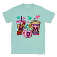 Seafoam Western Mom Coffee Cups Classic Tee - BundleAndBundleShop