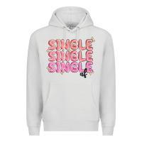 Dove Grey single single single af Premium Hoodie - MaliasSmallBusiness