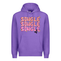 Purple single single single af Premium Hoodie - MaliasSmallBusiness