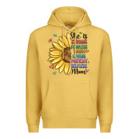 She Is Strong Fearless Warm Loving Mom Premium Hoodie | Teevron