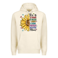 Tofu she is strong fearless warm loving mom Premium Hoodie - MaliasSmallBusiness