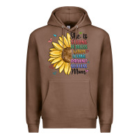 Chestnut she is strong fearless warm loving mom Premium Hoodie - MaliasSmallBusiness