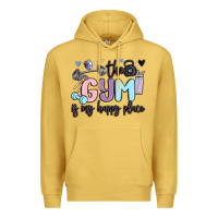 Antique Gold the gym is my happy place Premium Hoodie - MaliasSmallBusiness