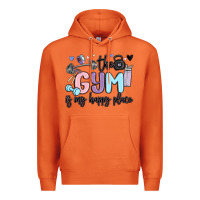 Carrot the gym is my happy place Premium Hoodie - MaliasSmallBusiness
