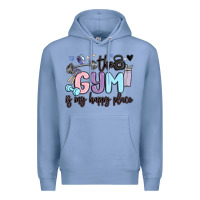 The Gym Is My Happy Place Premium Hoodie | Teevron