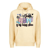 Pina Colada the gym is my happy place Premium Hoodie - MaliasSmallBusiness