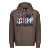 Coffee the gym is my happy place Premium Hoodie - MaliasSmallBusiness