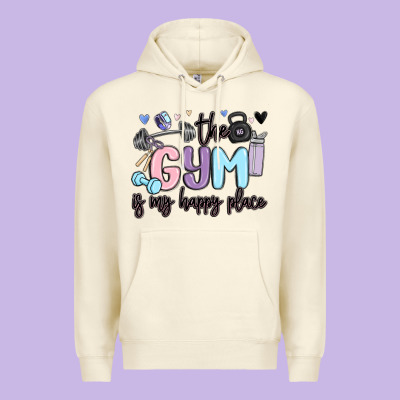 Premium Hoodie the gym is my happy place