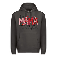 Smoke this mama wears her heart on her gleeve Premium Hoodie - MaliasSmallBusiness