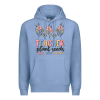 Colony Blue teacher plant seeds that grow forever Premium Hoodie - MaliasSmallBusiness