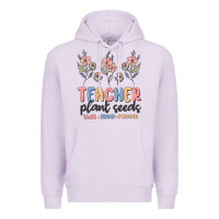 Lilac teacher plant seeds that grow forever Premium Hoodie - MaliasSmallBusiness