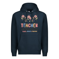 Navy teacher plant seeds that grow forever Premium Hoodie - MaliasSmallBusiness