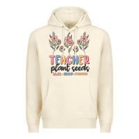 Sandshell teacher plant seeds that grow forever Premium Hoodie - MaliasSmallBusiness