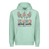 Seafoam teacher plant seeds that grow forever Premium Hoodie - MaliasSmallBusiness