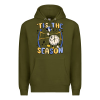 Army Green tis the season volleyball Premium Hoodie - MaliasSmallBusiness